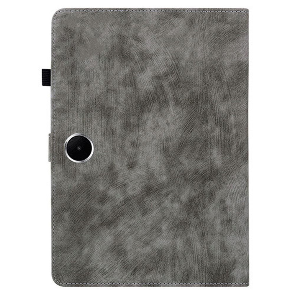 For Oppo Pad SE Case Tiger Imprint Anti-Scratch PU Leather Tablet Cover