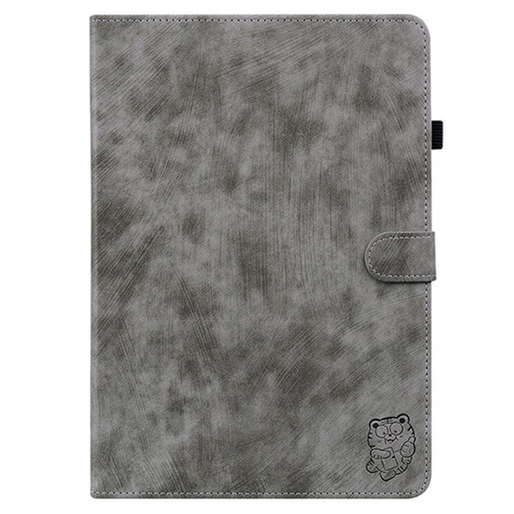 For Lenovo Legion Y700 Gen 4 Case Tiger Imprint Anti-Scratch PU Leather Tablet Cover