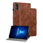 For Lenovo Legion Y700 Gen 4 Case Tiger Imprint Anti-Scratch PU Leather Tablet Cover