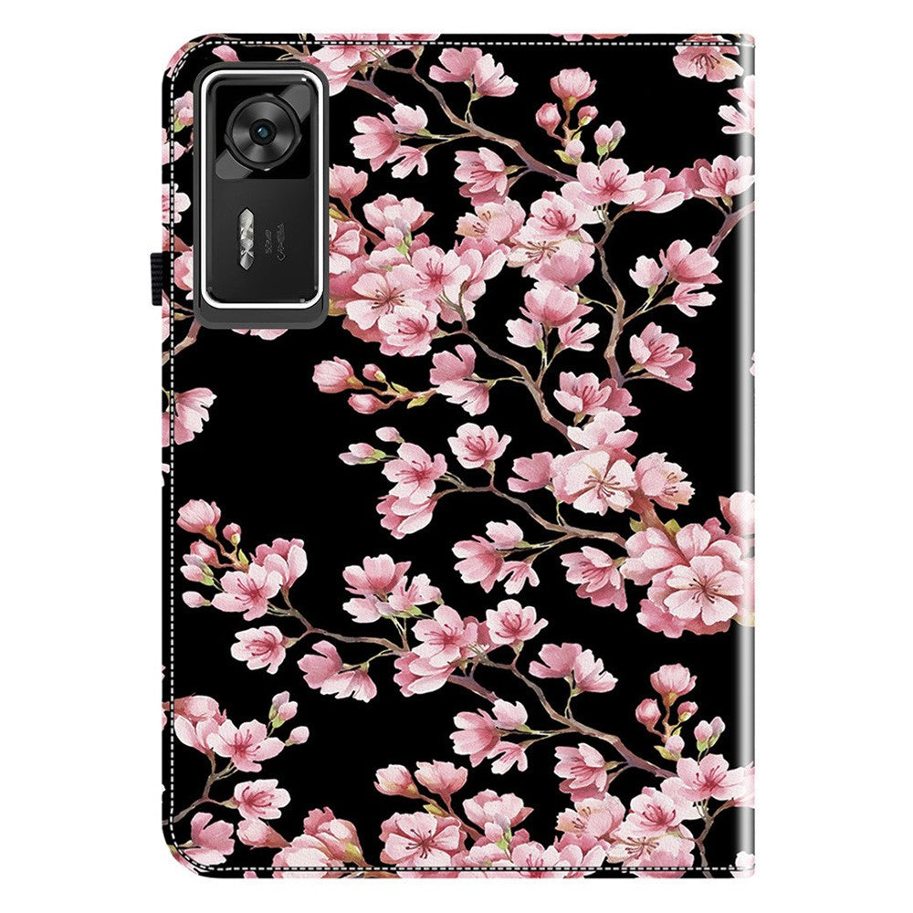 For Lenovo Legion Y700 Gen 4 Leather Case Pattern Printed Stand Tablet Cover with Card Slots