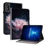 For Lenovo Legion Y700 Gen 4 Leather Case Pattern Printed Stand Tablet Cover with Card Slots