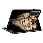 For Lenovo Legion Y700 Gen 4 Leather Case Pattern Printed Stand Tablet Cover with Card Slots