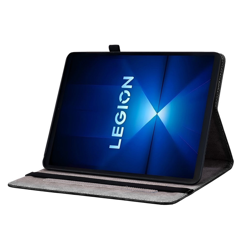 For Lenovo Legion Y700 Gen 4 Leather Case Pattern Printed Stand Tablet Cover with Card Slots