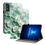 For Lenovo Legion Y700 Gen 4 Leather Case Pattern Printed Stand Tablet Cover with Card Slots