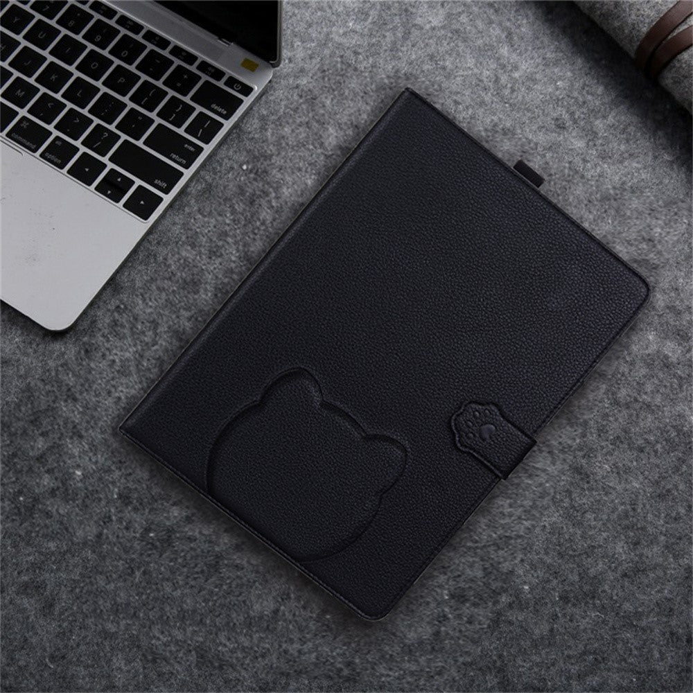 For Lenovo Xiaoxin Pad Pro 12.7 (2025) Case 3D Effect Cat Pattern Leather Stand Tablet Cover with Wallet, Stylus Holder