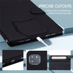 For Lenovo Xiaoxin Pad Pro 12.7 (2025) Case 3D Effect Cat Pattern Leather Stand Tablet Cover with Wallet, Stylus Holder