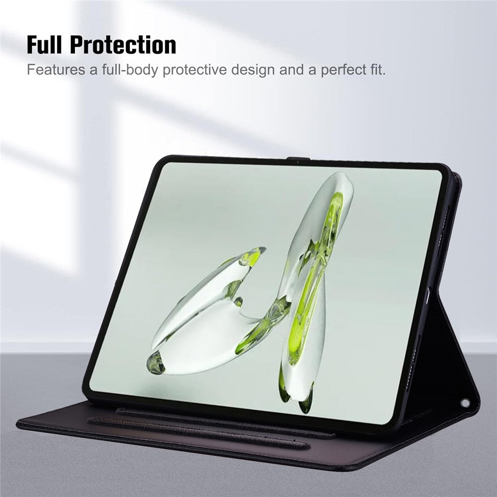 Wallet Case for OnePlus Pad Go / Oppo Pad Air / Neo 3D Effect Cat Pattern Leather Stand Tablet Cover with Stylus Holder