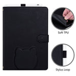 Wallet Case for OnePlus Pad Go / Oppo Pad Air / Neo 3D Effect Cat Pattern Leather Stand Tablet Cover with Stylus Holder