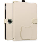 Wallet Case for OnePlus Pad Go / Oppo Pad Air / Neo 3D Effect Cat Pattern Leather Stand Tablet Cover with Stylus Holder