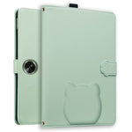 Wallet Case for OnePlus Pad Go / Oppo Pad Air / Neo 3D Effect Cat Pattern Leather Stand Tablet Cover with Stylus Holder