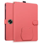 Wallet Case for OnePlus Pad Go / Oppo Pad Air / Neo 3D Effect Cat Pattern Leather Stand Tablet Cover with Stylus Holder