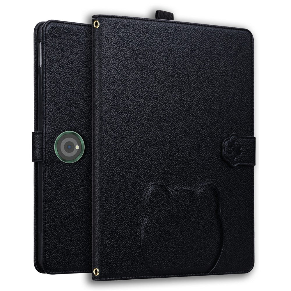 For OnePlus Pad Pro / Pad 2 Case 3D Effect Cat Pattern Leather Stand Tablet Cover with Wallet, Stylus Holder