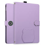 For OnePlus Pad Pro / Pad 2 Case 3D Effect Cat Pattern Leather Stand Tablet Cover with Wallet, Stylus Holder
