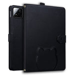 For Xiaomi Pad 7 / 7 Pro Case 3D Effect Cat Pattern Leather Stand Tablet Cover with Wallet, Stylus Holder