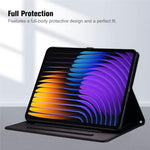 For Xiaomi Pad 7 / 7 Pro Case 3D Effect Cat Pattern Leather Stand Tablet Cover with Wallet, Stylus Holder