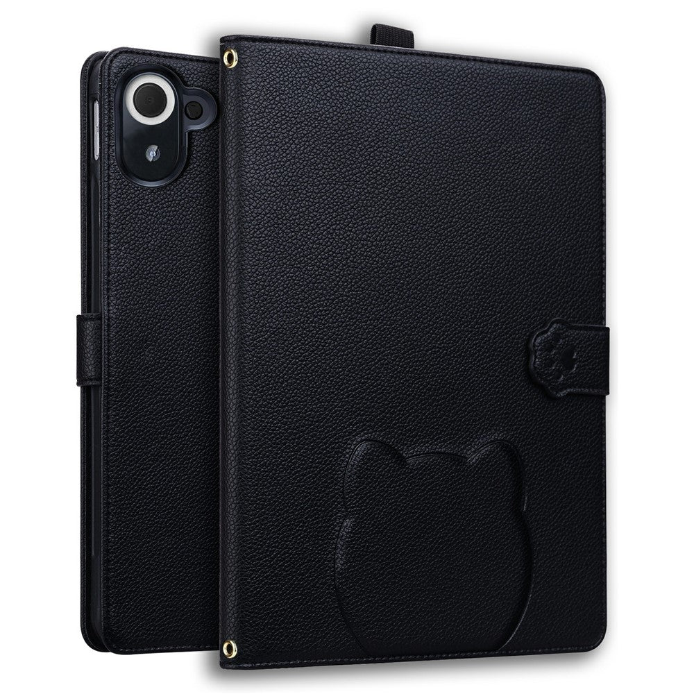 For Xiaomi Redmi Pad 8.8 2025 Case 3D Effect Cat Pattern Leather Stand Tablet Cover with Wallet, Stylus Holder