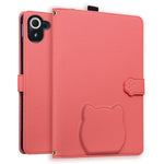 For Xiaomi Redmi Pad 8.8 2025 Case 3D Effect Cat Pattern Leather Stand Tablet Cover with Wallet, Stylus Holder