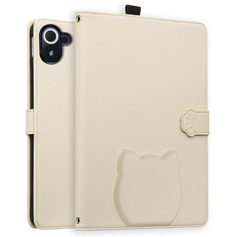 For Xiaomi Redmi Pad 8.8 2025 Case 3D Effect Cat Pattern Leather Stand Tablet Cover with Wallet, Stylus Holder