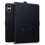 Wallet Case for Xiaomi Redmi Pad Pro / Pad Pro 5G / Poco Pad 4G / 5G Leather Stand Tablet Cover with Stylus Holder, 3D Effect Cat Pattern