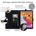 Wallet Case for Samsung Galaxy Tab S10+ / S9 FE+ / S9+ / S8+ Leather Stand Tablet Cover with Stylus Holder, 3D Effect Cat Pattern