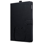 Wallet Case for Samsung Galaxy Tab S10+ / S9 FE+ / S9+ / S8+ Leather Stand Tablet Cover with Stylus Holder, 3D Effect Cat Pattern