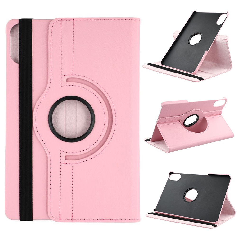 For Xiaomi Redmi Pad 2 11 Case Rotating Stand PU Leather + PC Tablet Cover with Elastic Band