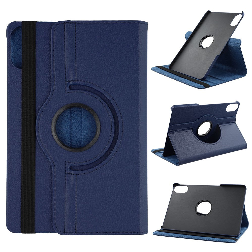 For Xiaomi Redmi Pad 2 11 Case Rotating Stand PU Leather + PC Tablet Cover with Elastic Band