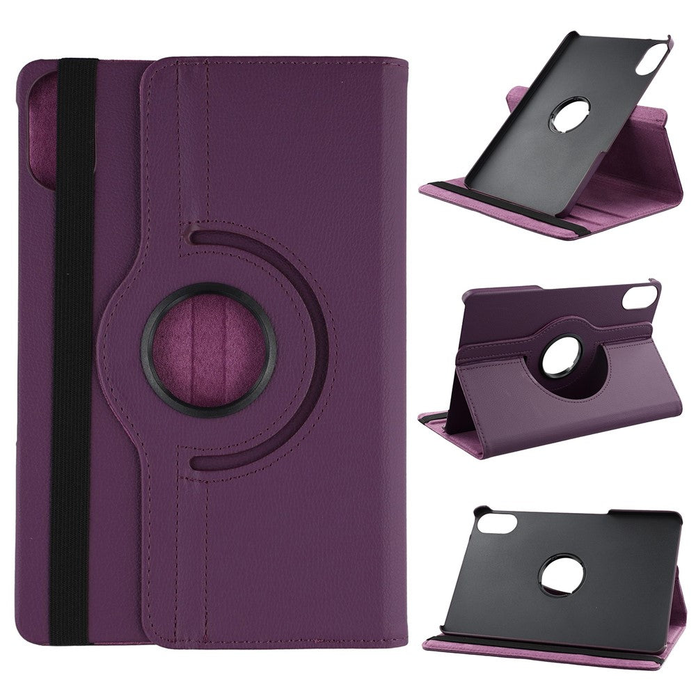 For Xiaomi Redmi Pad 2 11 Case Rotating Stand PU Leather + PC Tablet Cover with Elastic Band