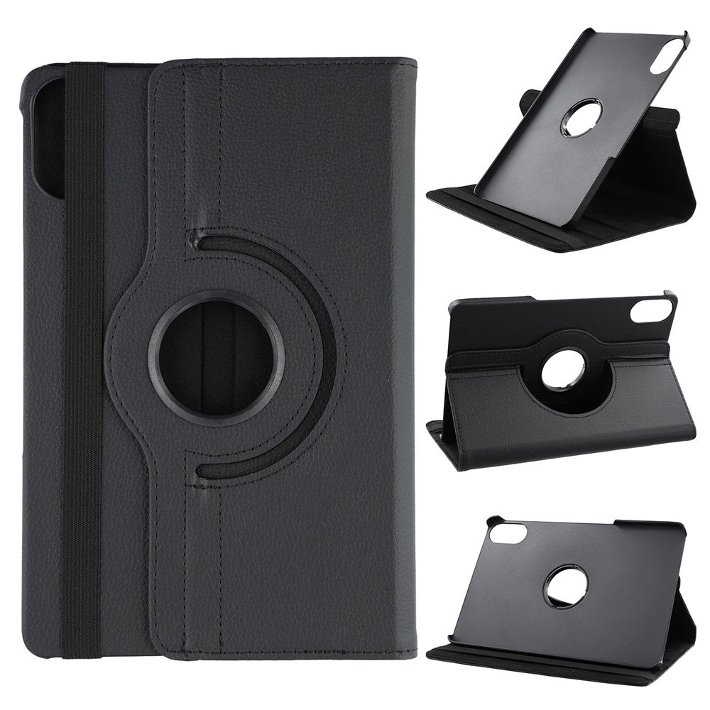 For Xiaomi Redmi Pad 2 11 Case Rotating Stand PU Leather + PC Tablet Cover with Elastic Band