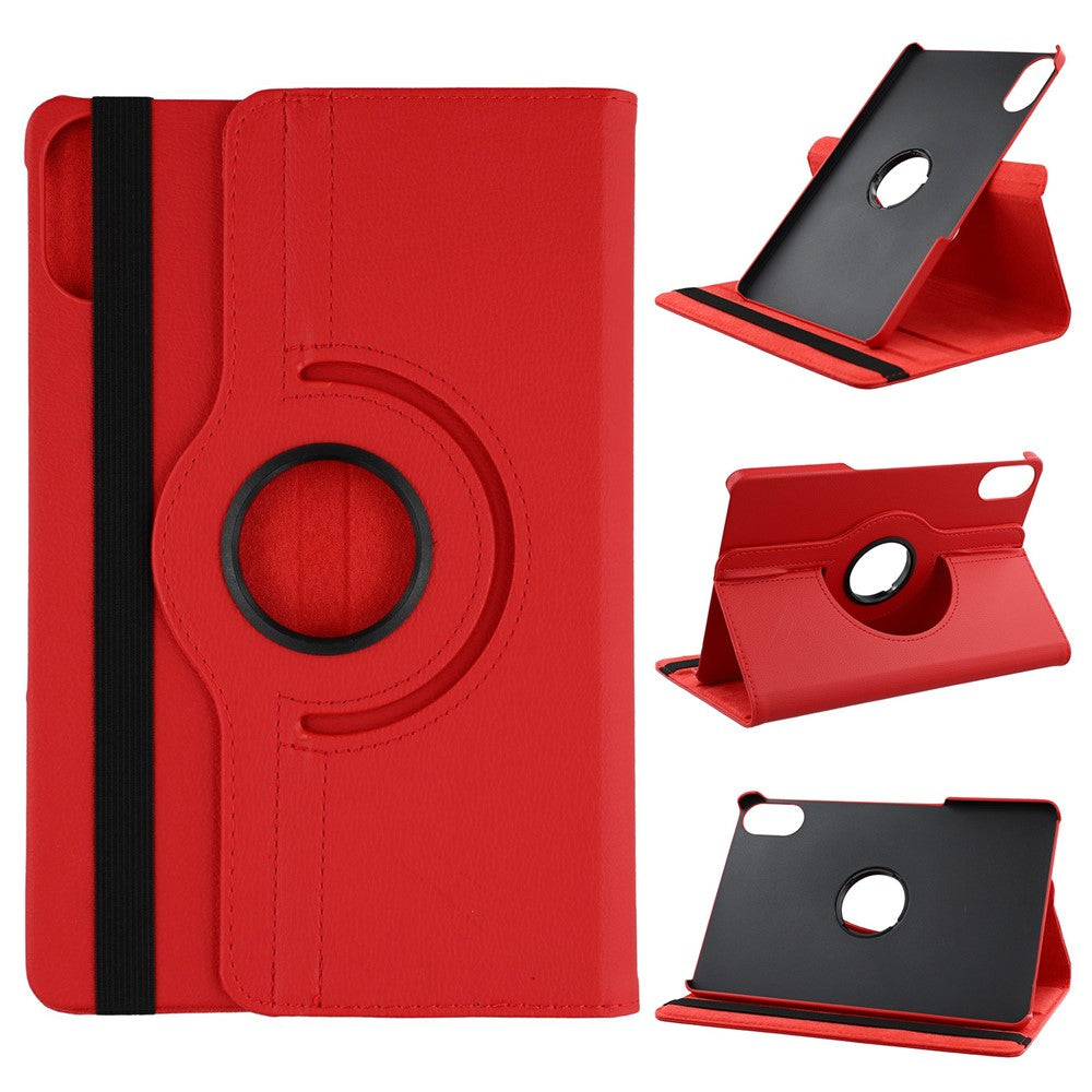 For Xiaomi Redmi Pad 2 11 Case Rotating Stand PU Leather + PC Tablet Cover with Elastic Band
