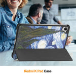 For Xiaomi Pad Mini / Redmi K Pad Case Pattern Print Leather Stand Tablet Cover