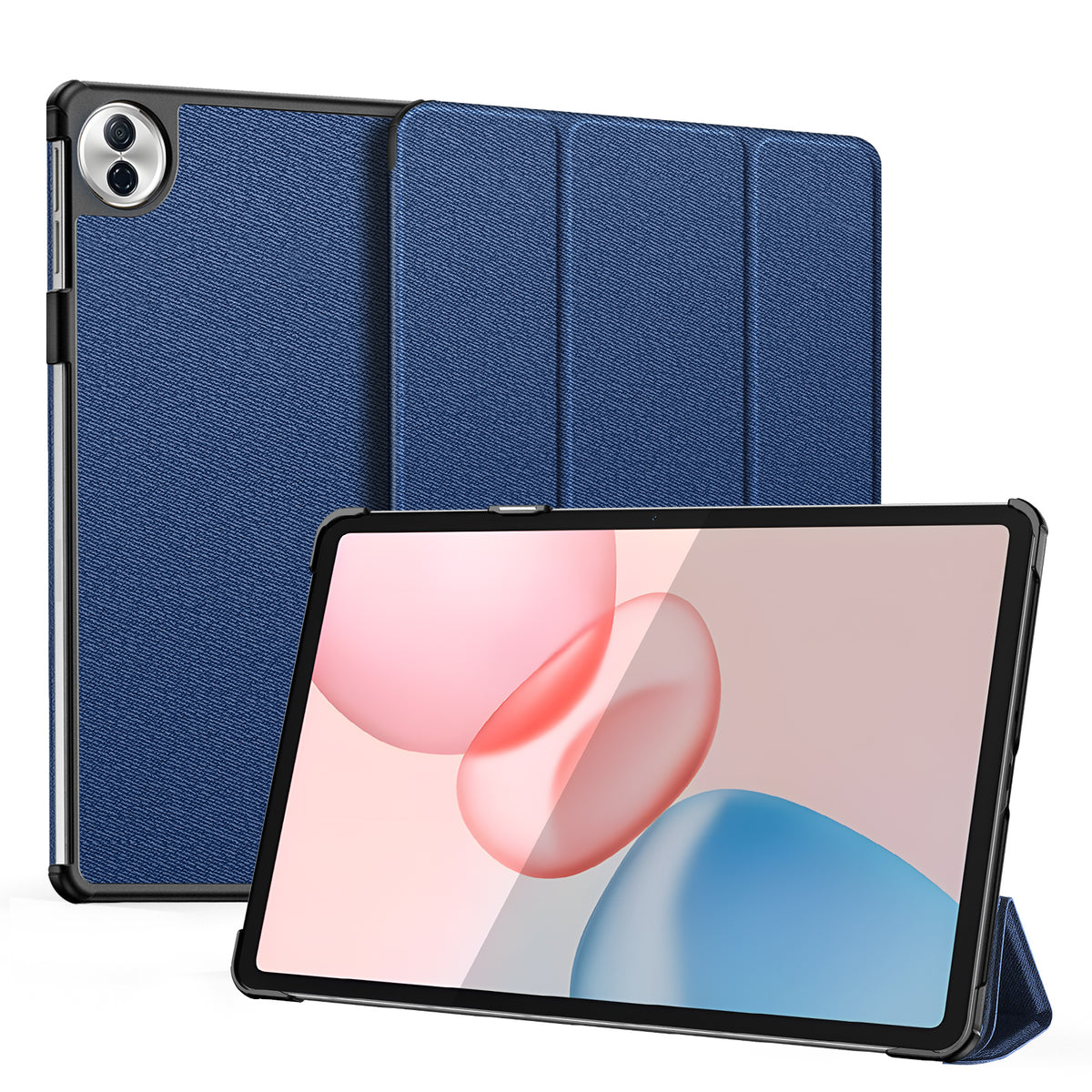 DUX DUCIS For Honor Pad 10-etui Domo Series Tri-fold Stand Beskyttende tabletholder i PU-læder