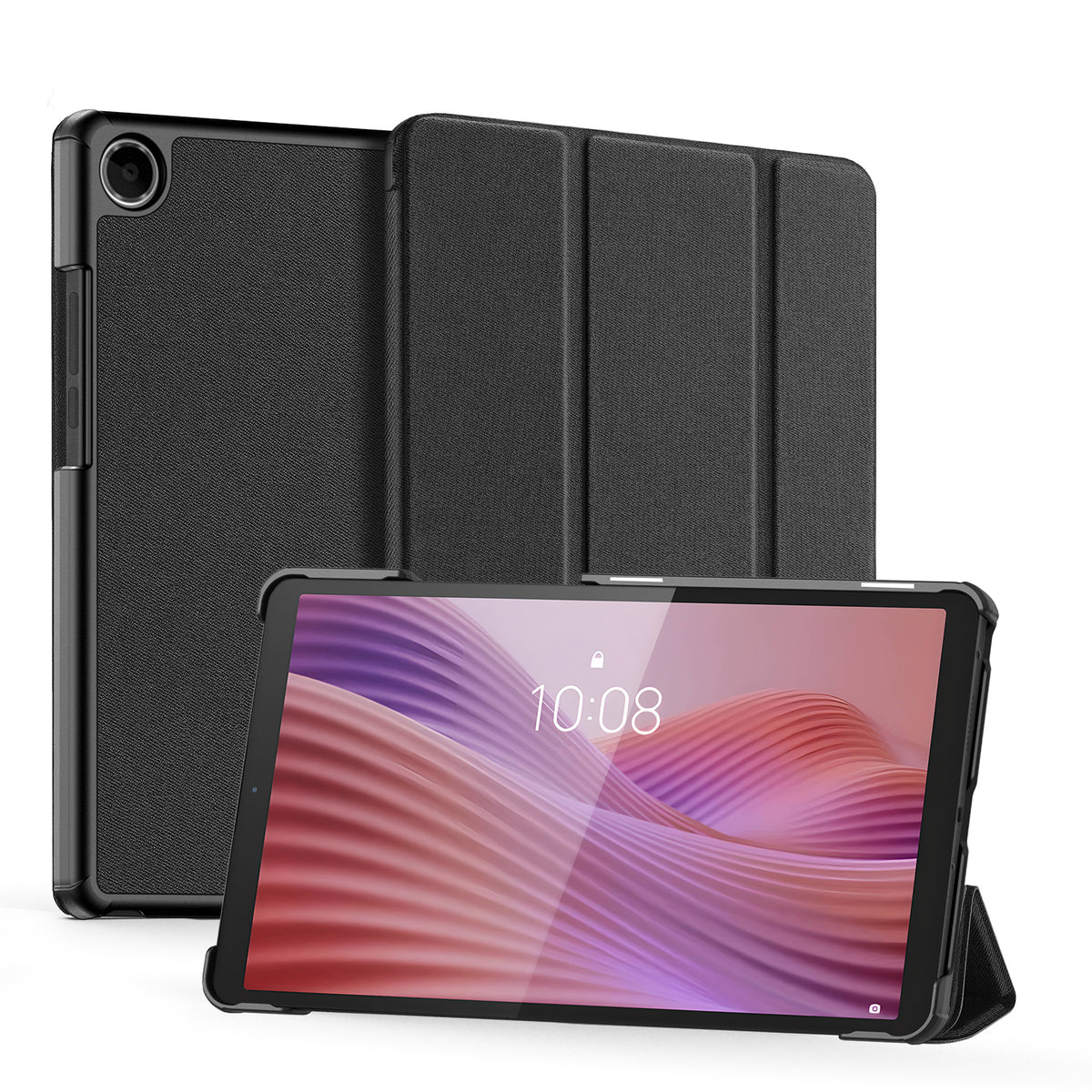 DUX DUCIS For Lenovo Tab K9 Case  Domo Series Tri-fold Stand PU Leather Protective Tablet Cover