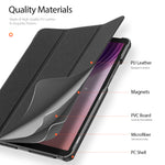 DUX DUCIS For Lenovo Tab K9 Case  Domo Series Tri-fold Stand PU Leather Protective Tablet Cover