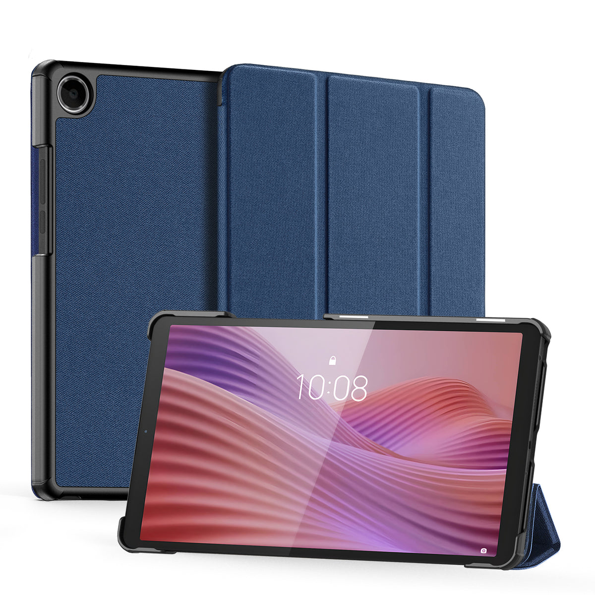 DUX DUCIS For Lenovo Tab K9 Case  Domo Series Tri-fold Stand PU Leather Protective Tablet Cover