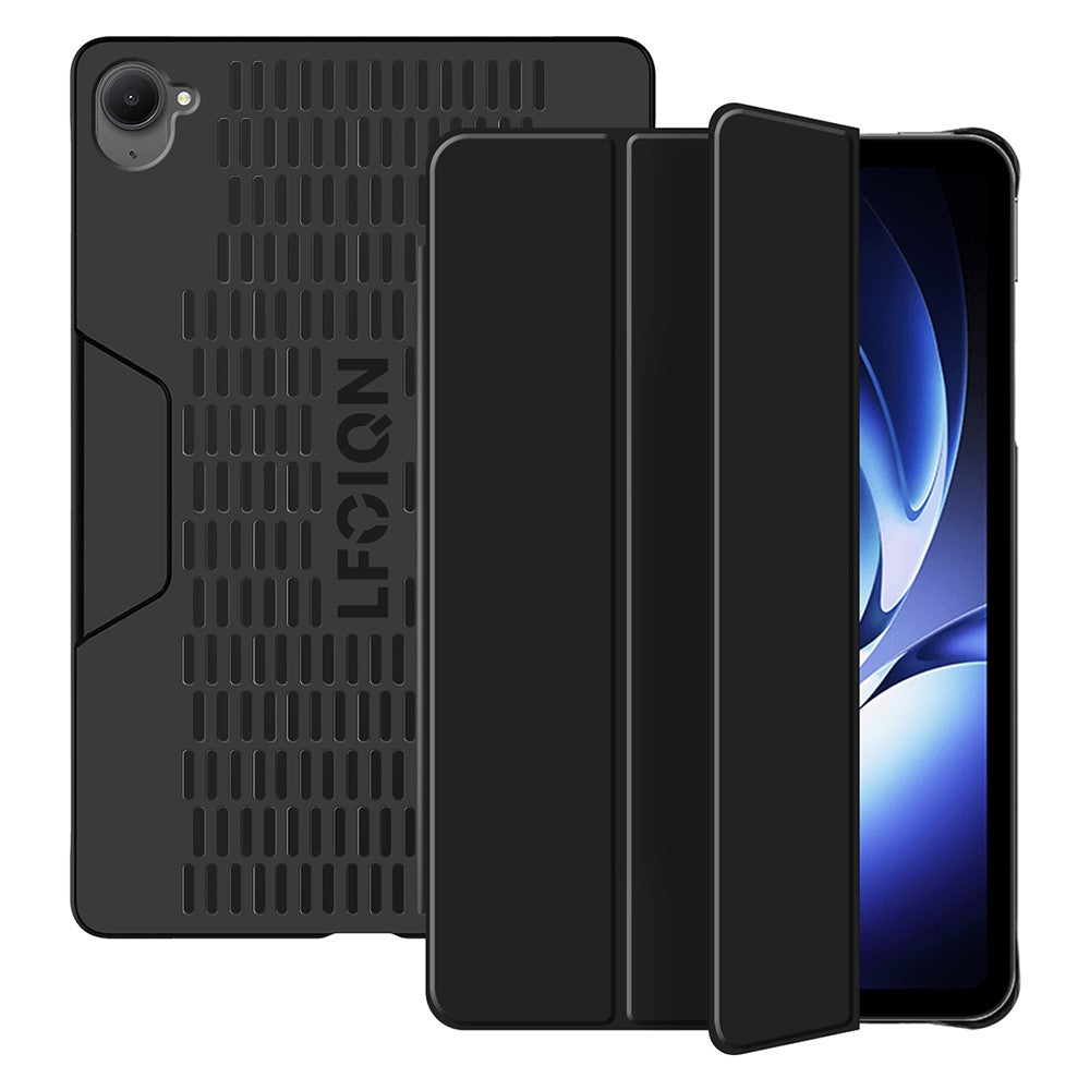 Xiaomi Pad Mini / Redmi K Pad Surfplatta Fodral Trifold Stativ Läder + PC Ihåligt Bakstycke Automatisk väckning / viloläge