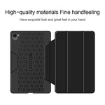 Xiaomi Pad Mini / Redmi K Pad Surfplatta Fodral Trifold Stativ Läder + PC Ihåligt Bakstycke Automatisk väckning / viloläge