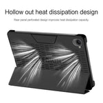 Xiaomi Pad Mini / Redmi K Pad Surfplatta Fodral Trifold Stativ Läder + PC Ihåligt Bakstycke Automatisk väckning / viloläge