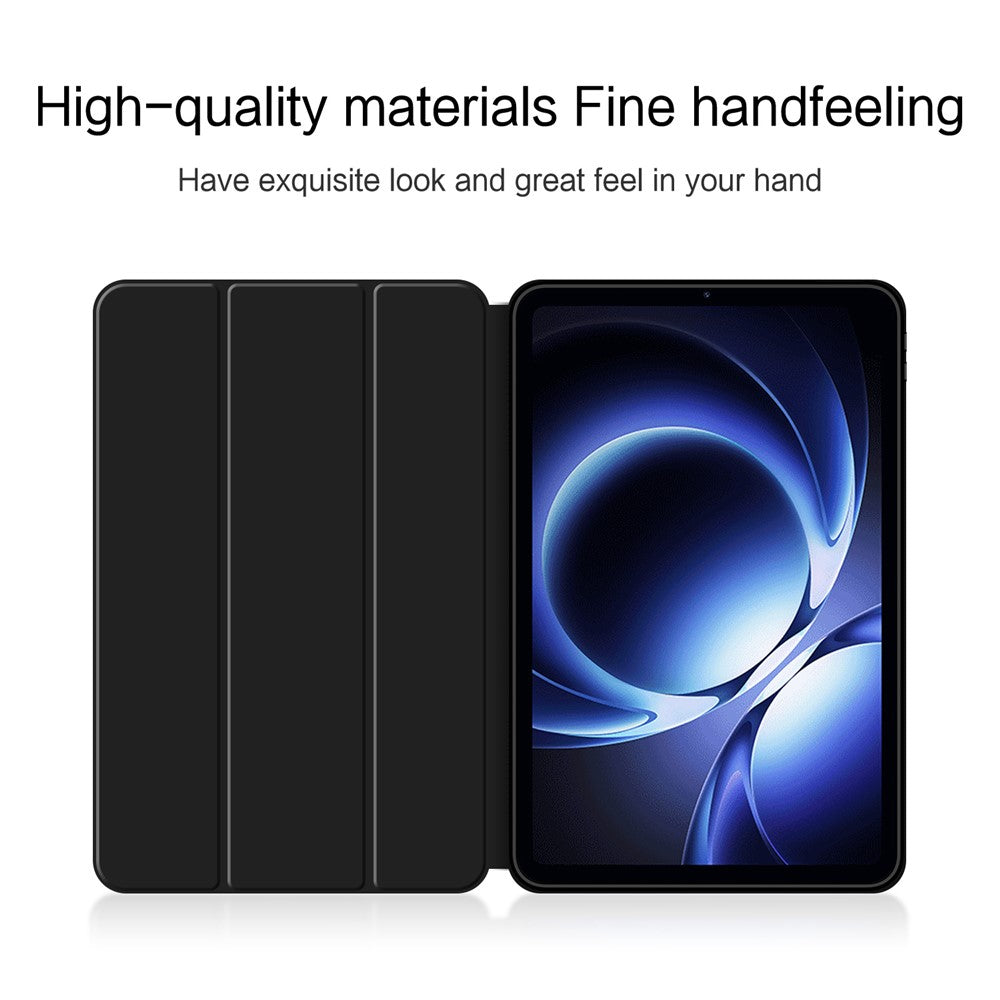For Xiaomi Pad Mini / Redmi K Pad Case PU Leather TPU Back Trifold Stand Tablet Cover