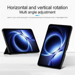 For Xiaomi Pad Mini / Redmi K Pad Case PU + PC Rotating Shaft Kickstand Tablet Cover