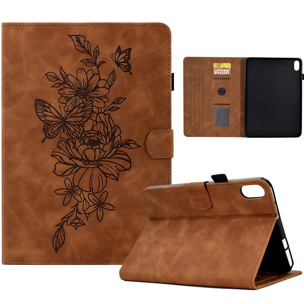 For Xiaomi Redmi Pad 2 11 Case Flower Butterfly Imprinted Card Slots Leather Cover