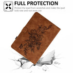 For Xiaomi Redmi Pad 2 11 Case Flower Butterfly Imprinted Card Slots Leather Cover