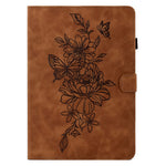 For Xiaomi Redmi Pad 2 11 Case Flower Butterfly Imprinted Card Slots Leather Cover