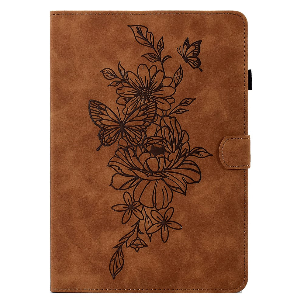 For Xiaomi Redmi Pad 2 11 Case Flower Butterfly Imprinted Card Slots Leather Cover