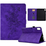 For Xiaomi Redmi Pad 2 11 Case Flower Butterfly Imprinted Card Slots Leather Cover
