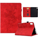 For Xiaomi Redmi Pad 2 11 Case Flower Butterfly Imprinted Card Slots Leather Cover