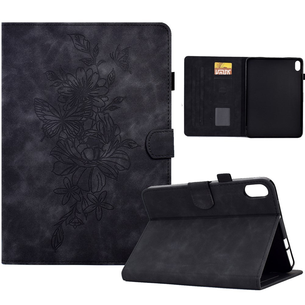 For Xiaomi Redmi Pad 2 11 Case Flower Butterfly Imprinted Card Slots Leather Cover
