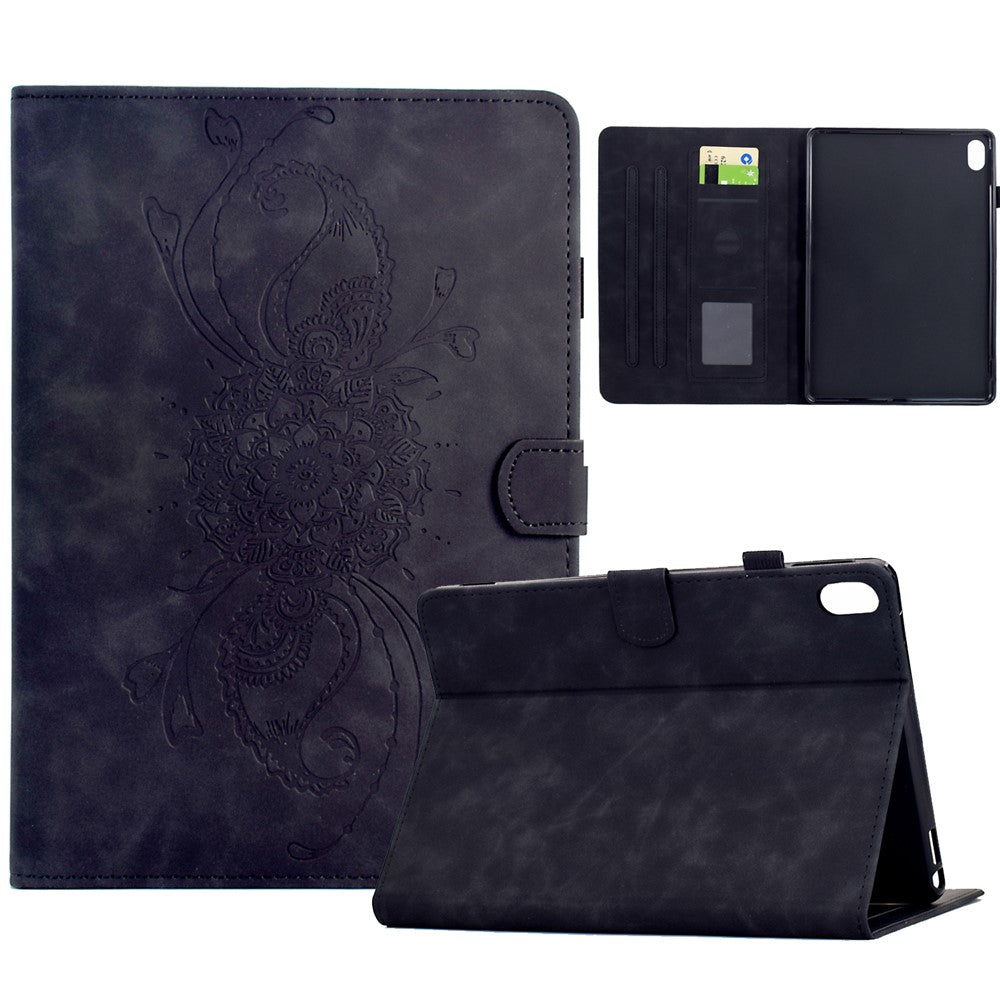 For Xiaomi Redmi Pad 2 11 Case Mandala Imprinted Leather Tablet Cover with Card Slots