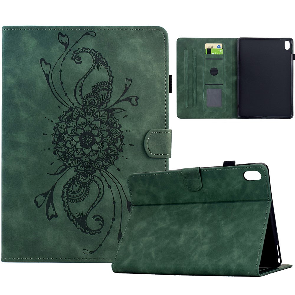 For Xiaomi Redmi Pad 2 11 Case Mandala Imprinted Leather Tablet Cover with Card Slots