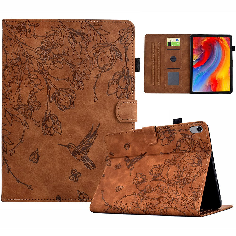 For Xiaomi Redmi Pad 2 11 Case Flower Bird Imprinted Card Holder Leather Tablet Cover